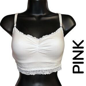 Victoria's Secret PINK White Lace Bralette